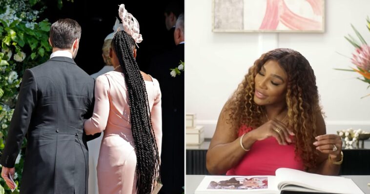 Serena Williams se trenzó el cabello mientras dormía para la boda real de 2018