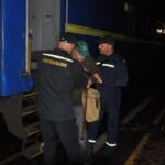 Sexto tren de evacuación lleva gente a la región de Kirovohrad