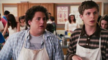 Jonah Hill and Michael Cera in Superbad