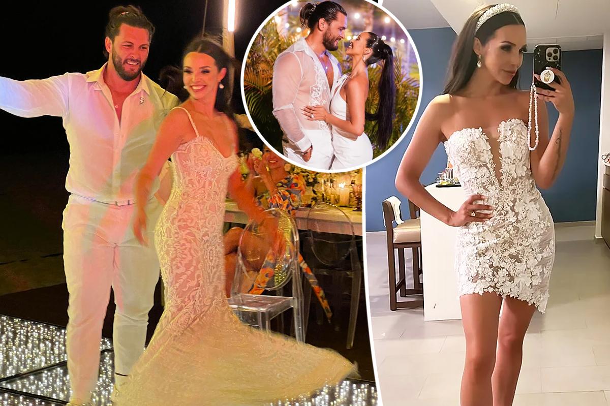 Todos los detalles sobre los vestidos de novia de Scheana Shay