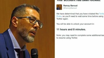 Twitter bloquea la cuenta del destacado académico palestino Ramzy Baroud