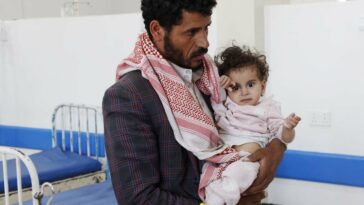 Unicef ​​dice que casi el 50% de los desplazados en Yemen son niños