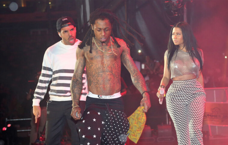 Vea imágenes del programa de reunión de Young Money con Drake, Nicki Minaj y Lil Wayne