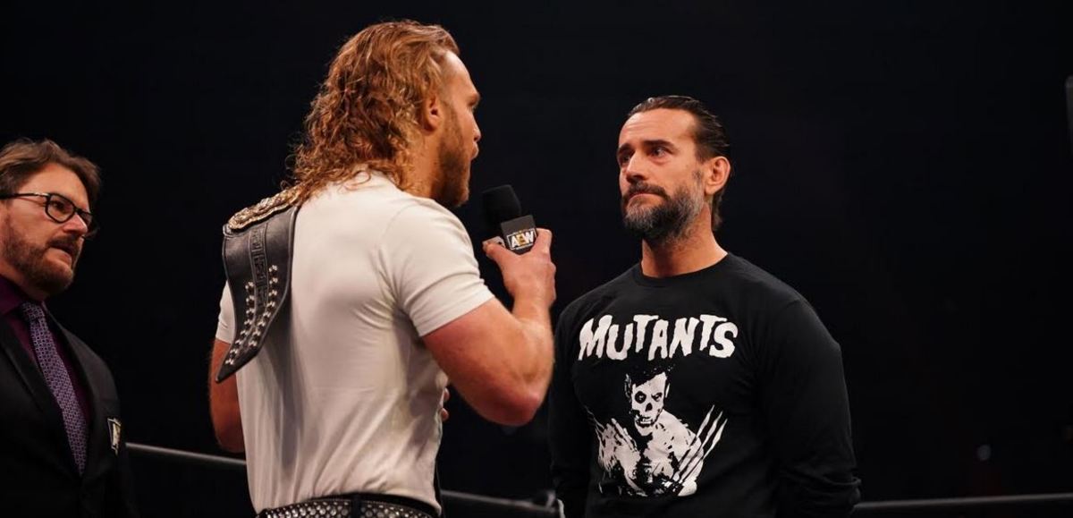 Video de lo que dijo Hangman Page que llevó a CM Punk a salirse del guión en AEW Dynamite
