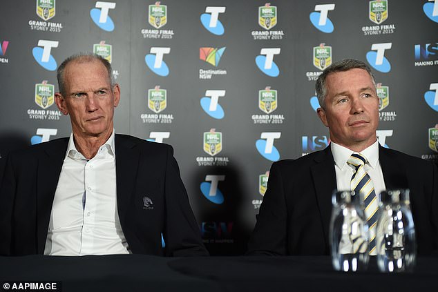 Bennett y Green hablan con los medios antes de su gran final de Queensland NRL 2015