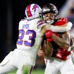 Cómo la defensa agotada de este Bills se ve afectada por la lesión en el cuello de Micah Hyde que terminó la temporada