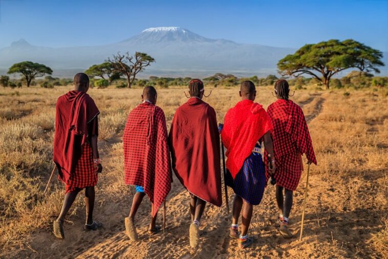 Group of Maasai warriors. (Getty Images)