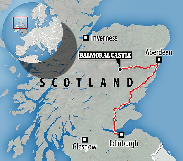 Tras salir de Balmoral alrededor de las 10 de la mañana de mañana, el féretro de la Reina viajará a Aberdeen antes de ser trasladado a la capital escocesa.