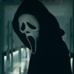 Ghostface is shown on the 2022 movie Scream.