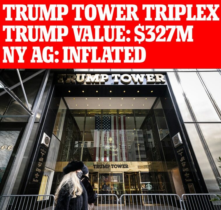 El desglose de las propiedades de Nueva York afirma que Trump infló en un 'esquema de fraude de 20 años'