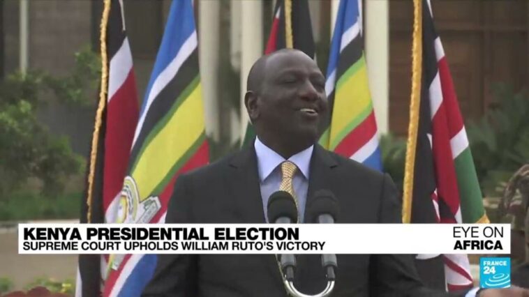 Elecciones en Kenia: el Tribunal Supremo ratifica la victoria de William Ruto