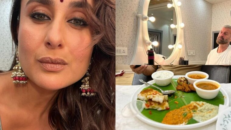 Kareena Kapoor y su equipo se dan un festín con un sabroso almuerzo del sur de la India dentro de su tocador, Rhea Kapoor lo llama una "estafa"