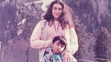 Karisma Kapoor desea que 'pronto sea papá' Ranbir Kapoor en su 40 cumpleaños con una foto de su infancia.  Mira aquí