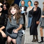 La hija de Maggie Gyllenhaal, de 15 años, asiste a la Semana de la Moda de París