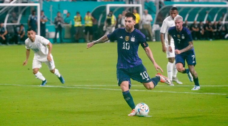 Lionel Messi impulsa a Argentina a vencer a Honduras en Miami