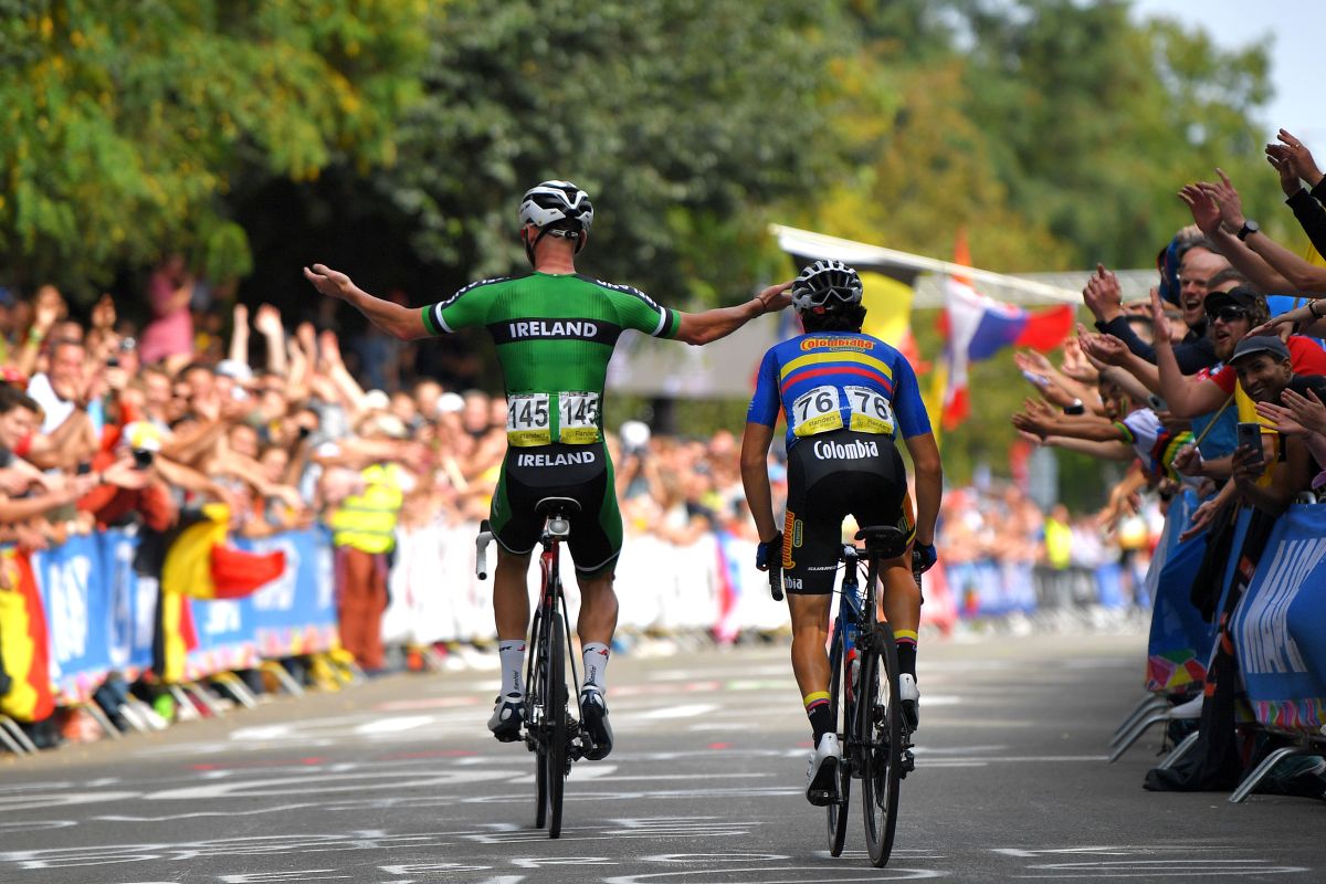 Los ciclistas irlandeses no estaban dispuestos a 'ser mordidos por una araña' en Worlds, bromea el ex campeón nacional
