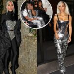 Los hijos de Kim Kardashian copian su estilo en desfile de Dolce & Gabbana