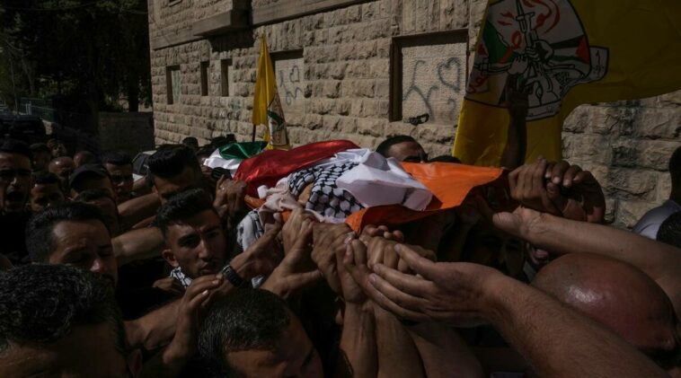 Los palestinos lloran al niño que murió 'por miedo' a las tropas israelíes