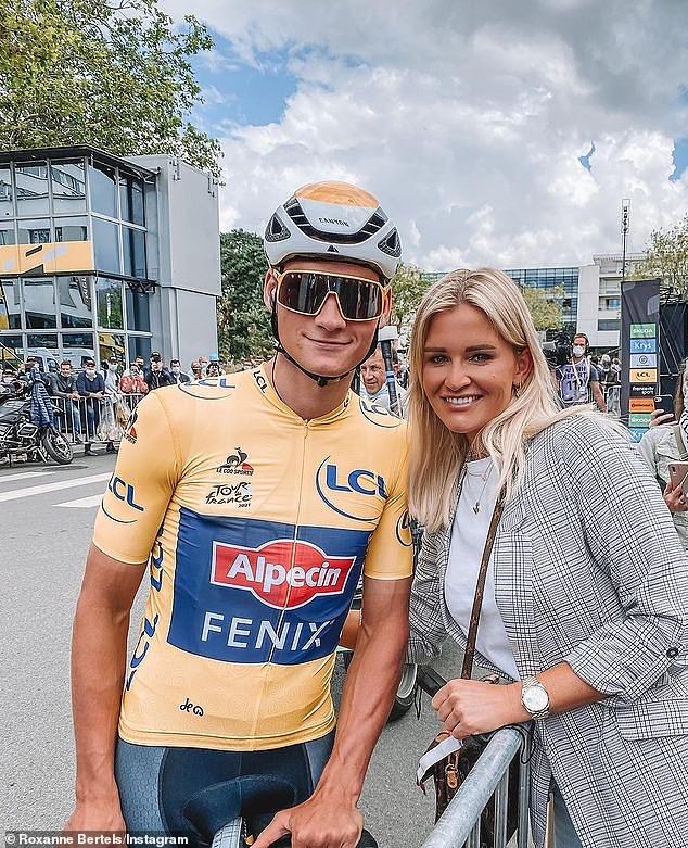 El ciclista Mathieu van der Poel (en la foto con su novia Roxanne Bertels) se declaró culpable de agredir a dos adolescentes