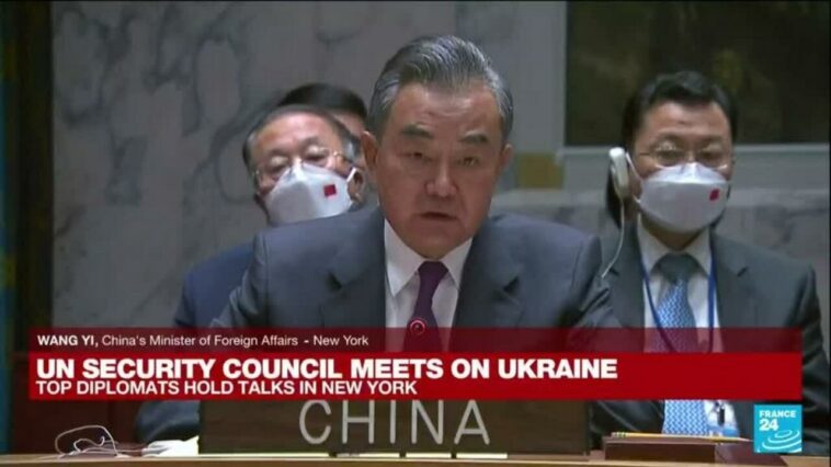 REPETICIÓN: China dice que se debe respetar la integridad territorial de Ucrania