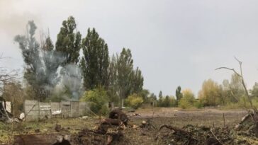 Sloviansk bajo fuego enemigo