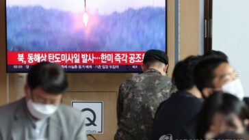 (AMPLIACIÓN) Corea del Norte dispara 2 misiles balísticos al Mar del Este: Ejército de Corea del Sur