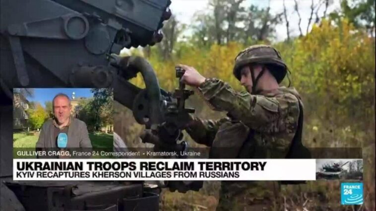 Las fuerzas de Ucrania rompen las defensas rusas en el sur y avanzan en el este