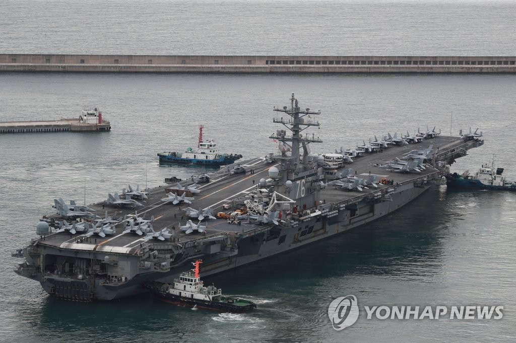 (AMPLIACIÓN) El portaaviones USS Ronald Reagan regresa al Mar del Este después del lanzamiento del IRBM de Corea del Norte
