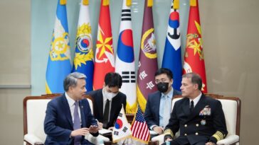 (AMPLIACIÓN) El ministro de Defensa se reúne con el jefe del Comando del Indo-Pacífico de EE. UU. por las provocaciones de Corea del Norte