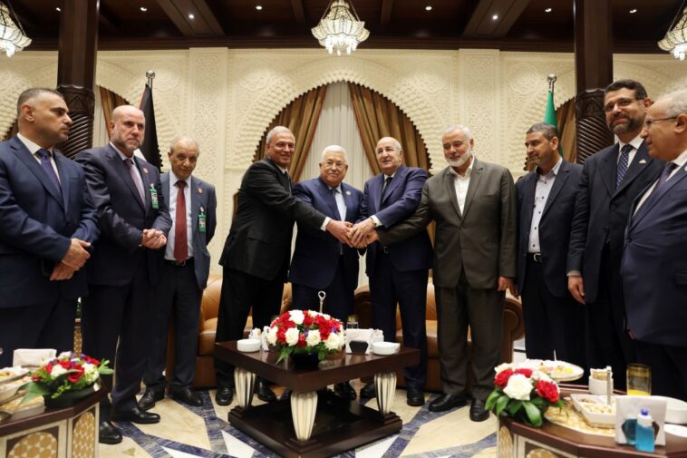 Argelia invita a más facciones palestinas a conversaciones de reconciliación