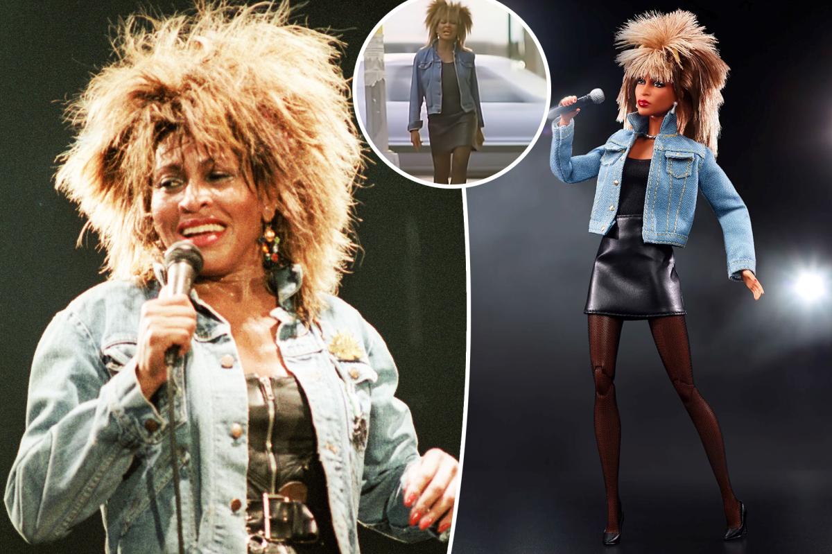 Barbie rinde homenaje al icono de la música Tina Turner con una nueva muñeca