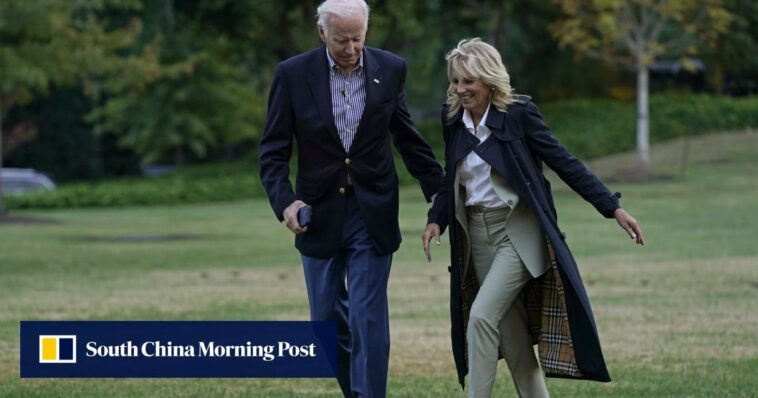 Biden dice que su esposa no quiere que él "se aleje" de la carrera en 2024