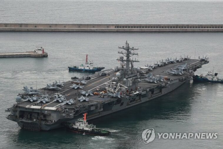 Corea del Norte reprende redespliegue de portaaviones de EE. UU. en el Mar del Este