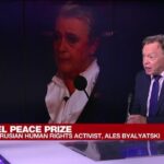 Defensores de los derechos humanos en Bielorrusia, Rusia y Ucrania ganan el Premio Nobel de la Paz 2022