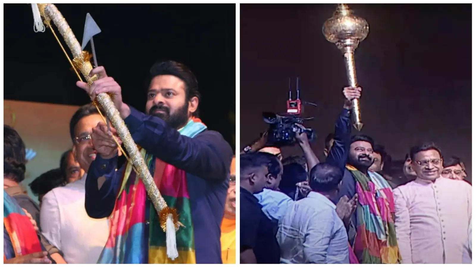 Días después del avance de Adipurush, Prabhas realiza Ravana dahan en Delhi Ramlila, los fanáticos lo llaman 'la viva imagen de Lord Ram'
