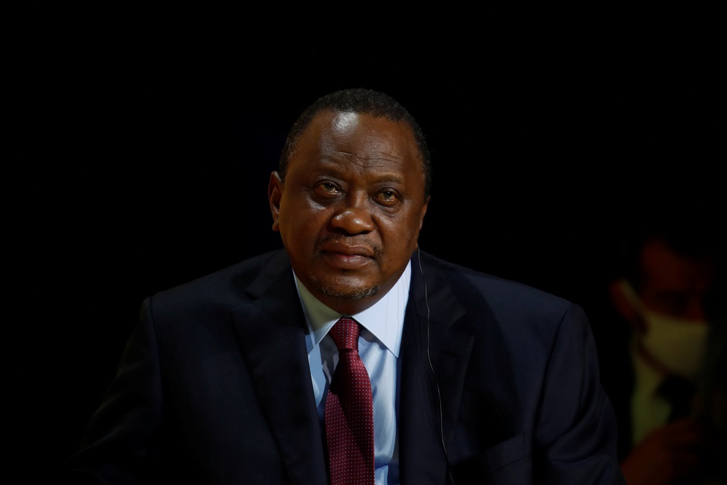 Former president of Kenya Uhuru Kenyatta.