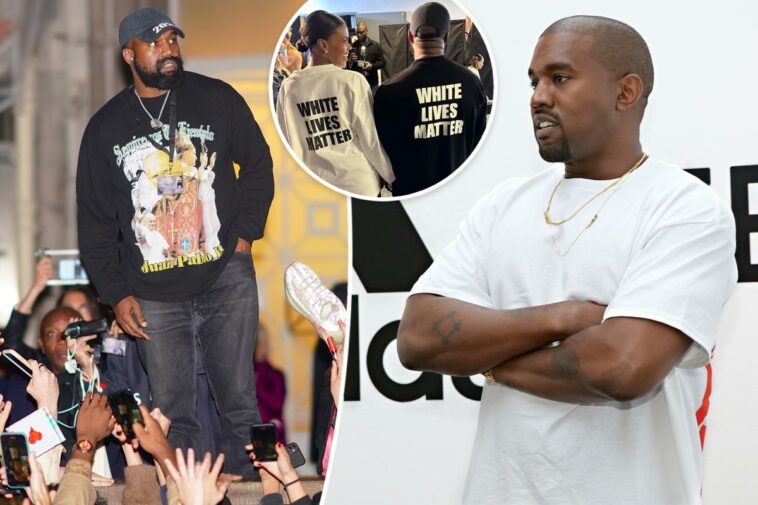 El acuerdo de Adidas de Kanye 'bajo revisión' en medio de la tapa de 'White Lives Matter'