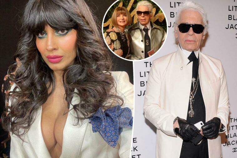 Jameela Jamil critica el tema de Karl Lagerfeld 2023 de Met Gala