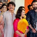 Katrina Kaif, Ranbir Kapoor asisten a la fiesta Navratri de la familia Kalyanaraman;  los fanáticos reaccionan.  ver fotos
