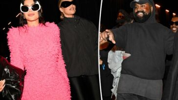 Khloé Kardashian y Kylie Jenner apoyan a Kanye en Balenciaga