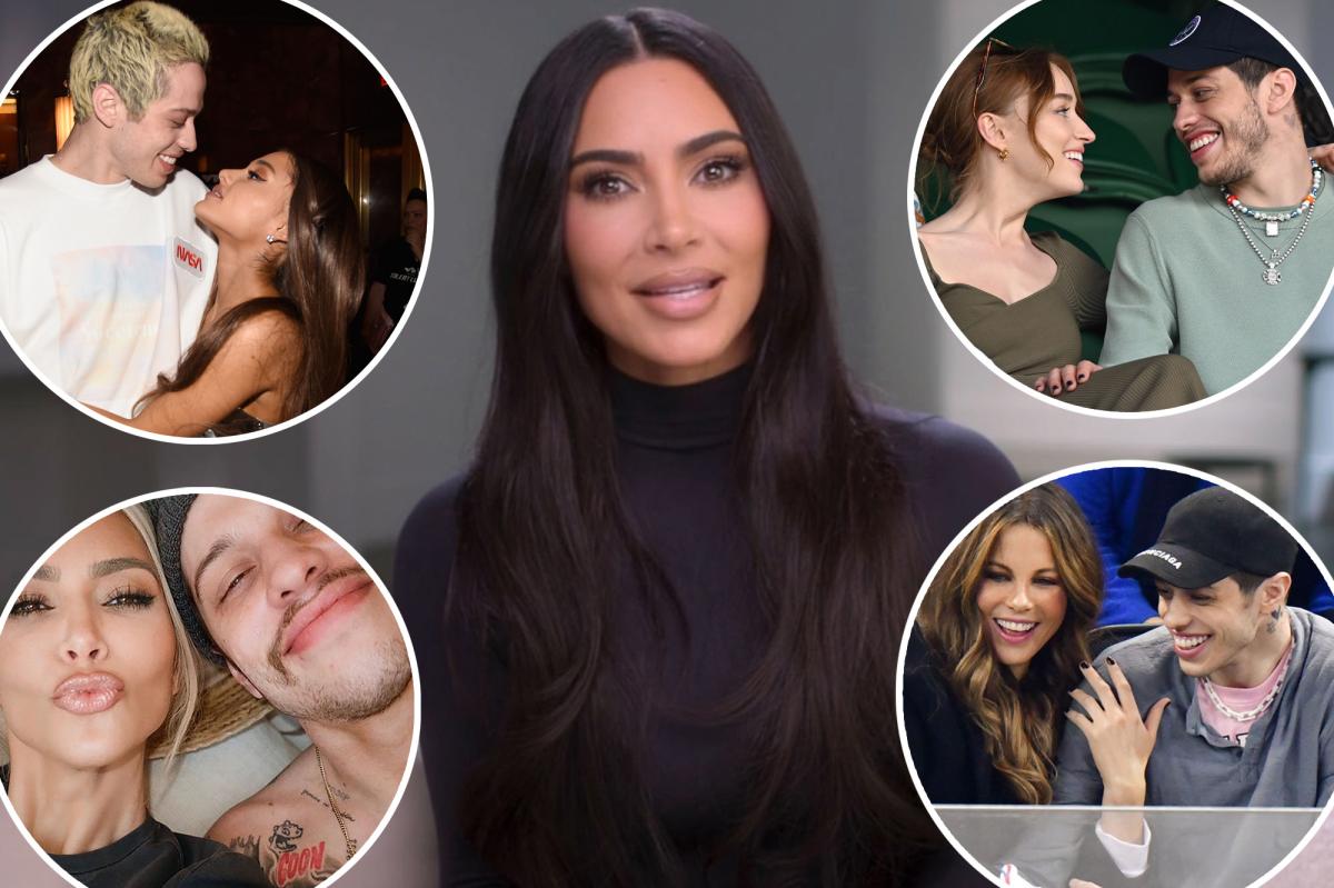 Kim Kardashian comparte la teoría de por qué las 'chicas calientes' salen con Pete Davidson