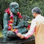 La celebración de Gandhi Jayanti regresa al pintoresco parque Chaoyang de China después de dos años de pausa inducida por Covid