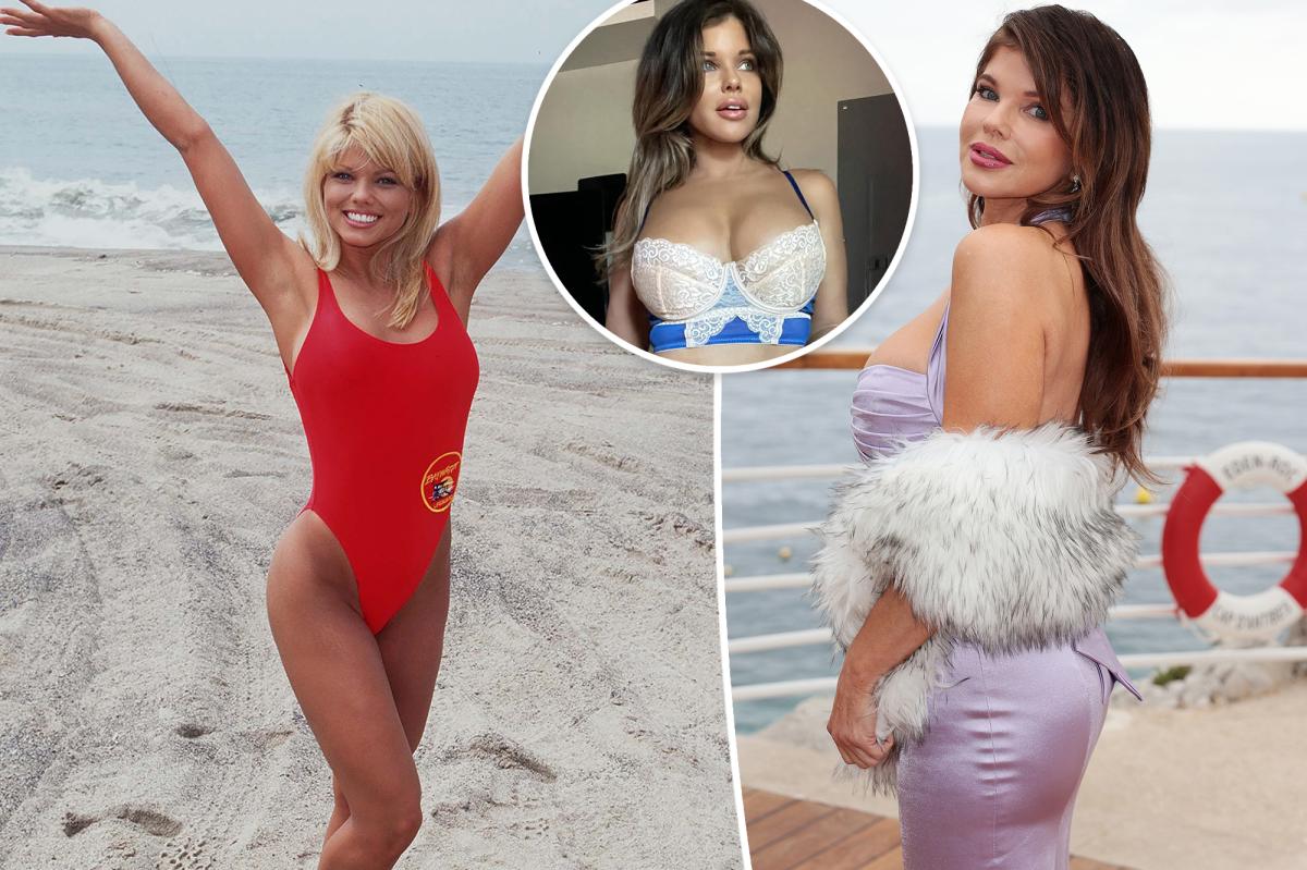 La estrella de 'Baywatch' Donna D'Errico, de 54 años, aturde con lencería de encaje