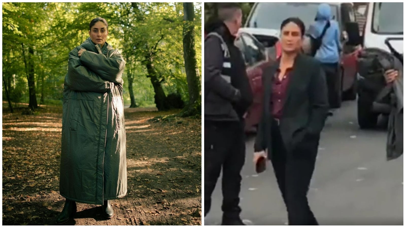  Los fanáticos filtran videos de Kareena Kapoor filmando para la próxima película en Londres y se preguntan si interpretará a una detective.  Reloj
