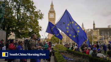 Miles de manifestantes en Londres piden que Gran Bretaña se reincorpore a la UE