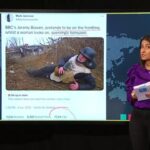 No, el periodista de la BBC Jeremy Bowen no "escenificó" un informe sobre Ucrania
