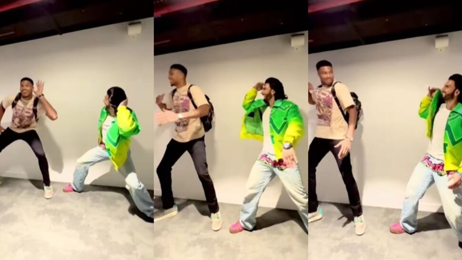 Ranveer Singh enseña los pasos de Tattad Tattad a la estrella de la NBA Giannis Antetokounmpo, fan dice: 'Crossover no sabía que necesitábamos'
