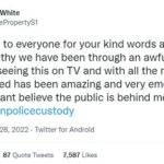 Adam White, quien fue encarcelado durante 22 meses después de tomar la ley en sus propias manos cuando persiguió a dos ladrones, tuiteó después del episodio de anoche.