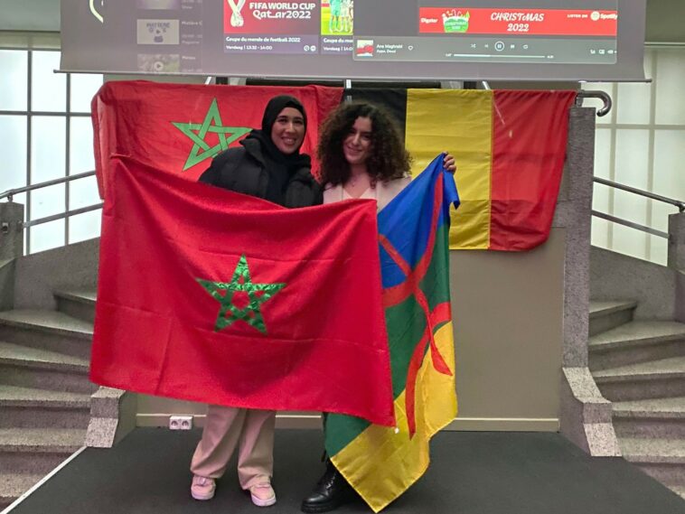 Aficionados marroquíes en Bélgica eufóricos por la victoria en el Mundial