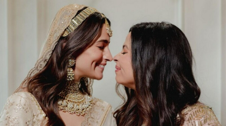 Alia Bhatt elige gemas invisibles del álbum de bodas para el cumpleaños de la hermana Shaheen Bhatt y la colma de amor